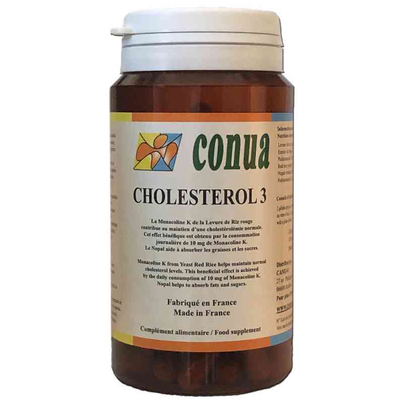 Cholesterin 3 Policosanol, roter Hefereis und Nopal.